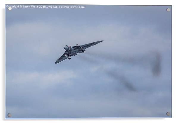 Dirty pass by the Avro Vulcan Acrylic by Jason Wells