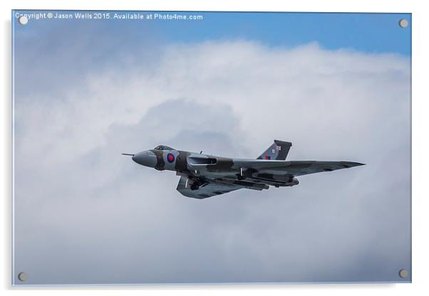 Vulcan raises its undercarriage Acrylic by Jason Wells