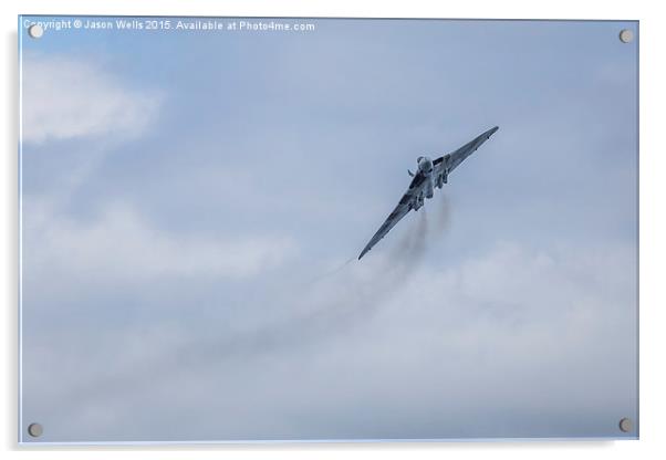 Smoky Vulcan turns at Blackpool Acrylic by Jason Wells