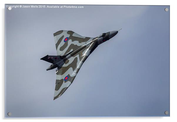 XH558 gracing the skies of Southport Acrylic by Jason Wells