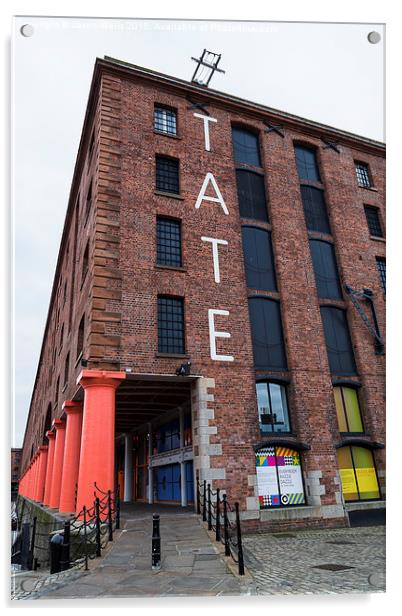 Tate Liverpool (portrait) Acrylic by Jason Wells