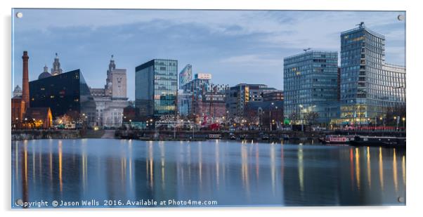 Canning Dock panorama Acrylic by Jason Wells