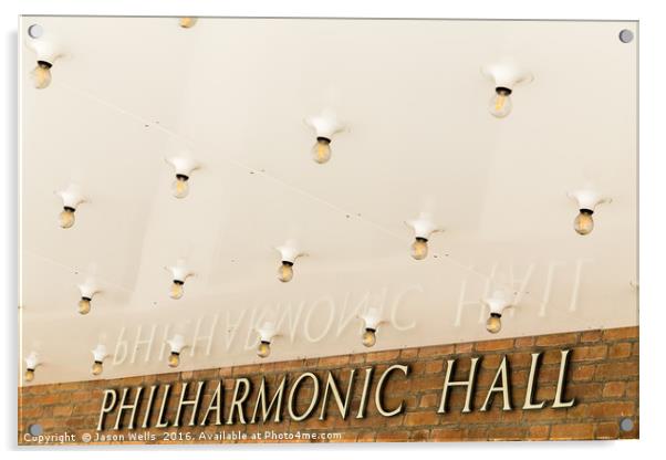Philharmonic Hall reflection Acrylic by Jason Wells