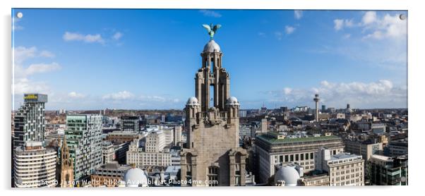 Panorama of Liverpool Acrylic by Jason Wells
