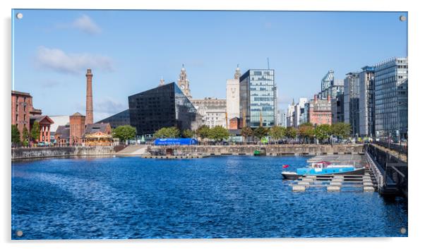 Salthouse Dock panorama Acrylic by Jason Wells