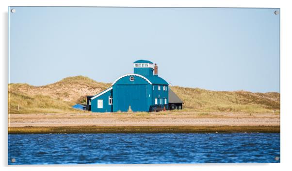 Former lifeboat station at Blakeney Acrylic by Jason Wells