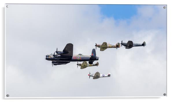 Battle of Britain Memorial Flight Acrylic by Jason Wells