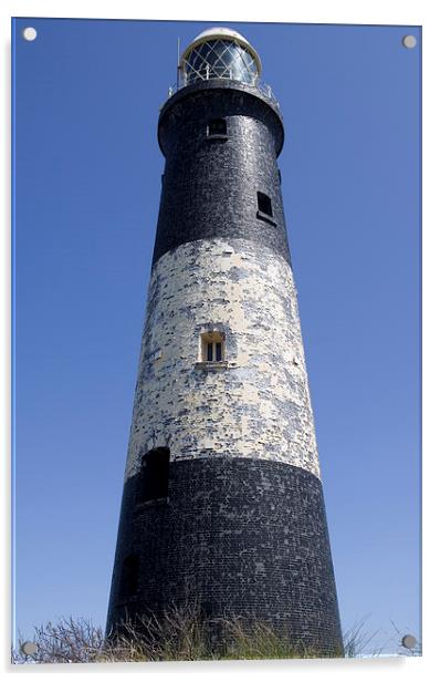 Spurn Peninsula Lighthouse. East Yorkshire Acrylic by Richard Pinder