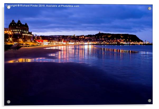 South Bay, Scarborough North Yorkshire Acrylic by Richard Pinder