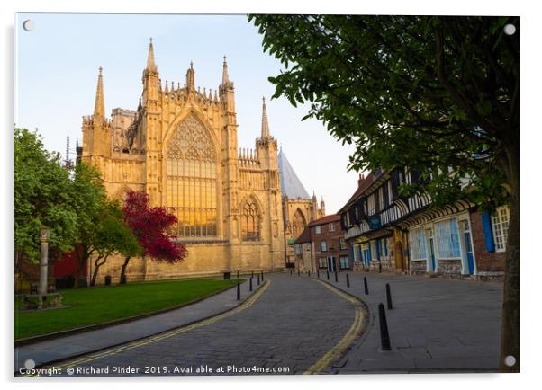 York Minster. Acrylic by Richard Pinder