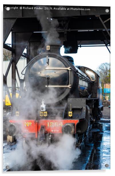 Thompson Class B1 No. 1264 Steam Engine. Acrylic by Richard Pinder
