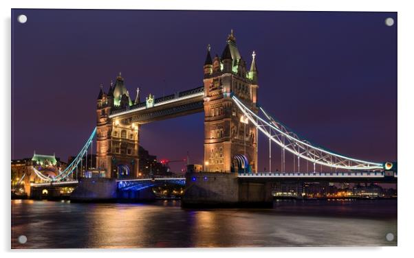 Tower Bridge London Acrylic by Dean Merry