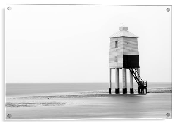   The legged Lighthouse, Burnham-on-sea Acrylic by Dean Merry