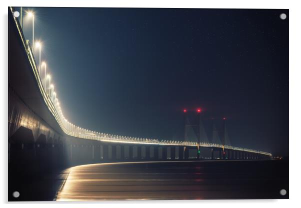 Second Severn Crossing  Acrylic by Dean Merry