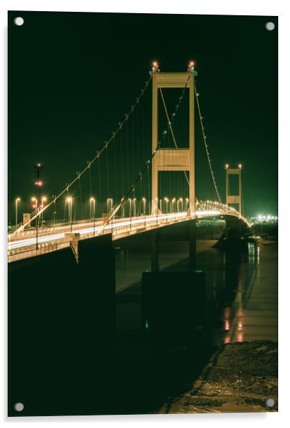  First Severn Crossing Acrylic by Dean Merry