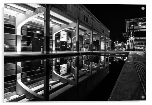 Millennium Square Reflections Acrylic by Dean Merry