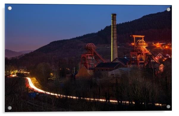 Rhondda heritage park Acrylic by Dean Merry