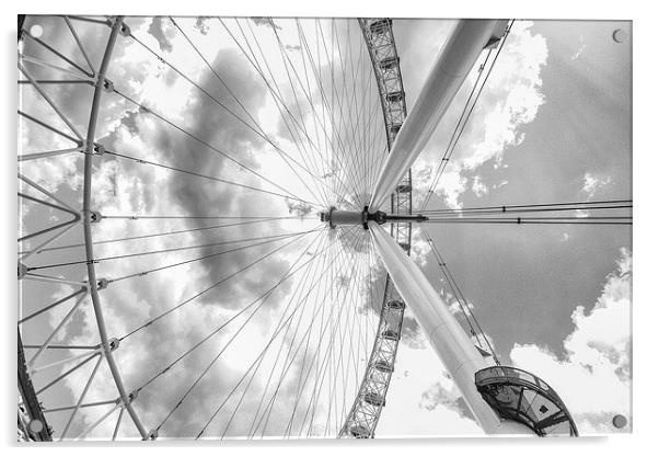  Under the London Eye Acrylic by jim wardle