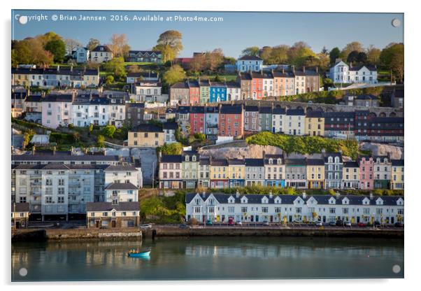 Colorful Cobh Acrylic by Brian Jannsen