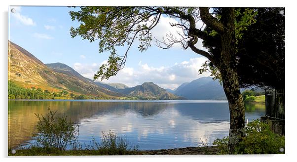 Crummock Water from The Pump House 2, Lake Distric Acrylic by Steven Garratt