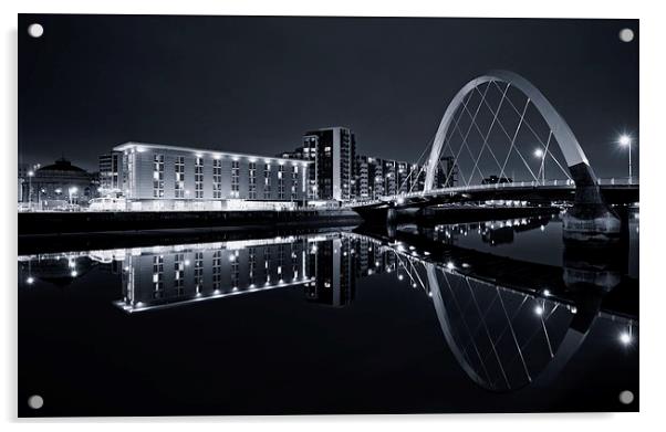  Glasgow Clyde Arc Acrylic by Stephen Taylor