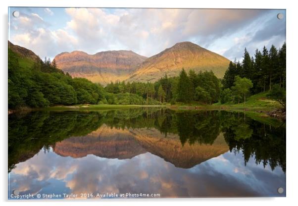 The Torren Lochan Acrylic by Stephen Taylor