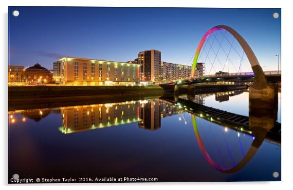 The Clyde Arc Acrylic by Stephen Taylor