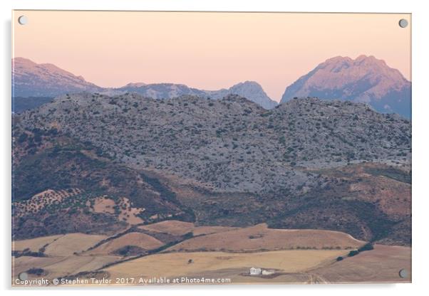 Mirador del Ronda Acrylic by Stephen Taylor