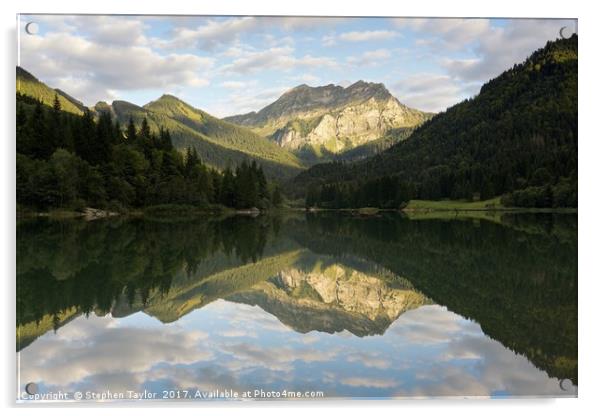 Lac de Vallon Acrylic by Stephen Taylor