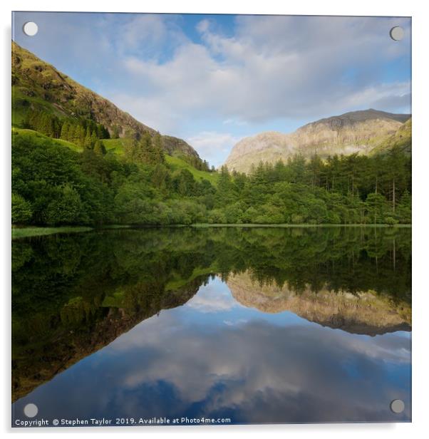 The Torren Lochan Acrylic by Stephen Taylor