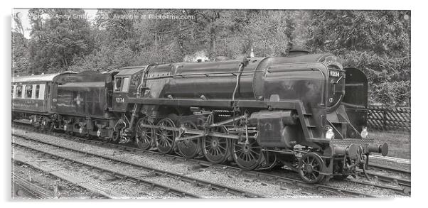 Majestic Steam Train at Goathland Acrylic by Andy Smith