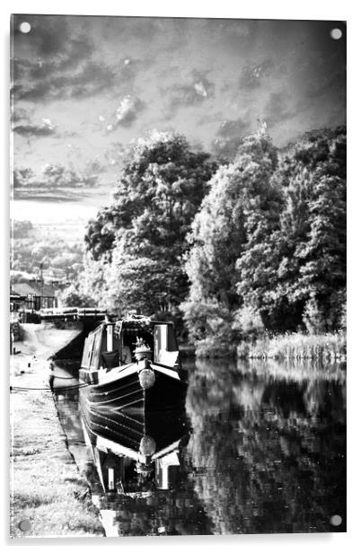  Huddersfield Narrow Canal Acrylic by Andy Smith