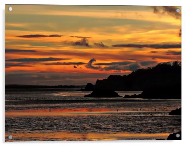 Coastal Sunset           Acrylic by Andy Smith