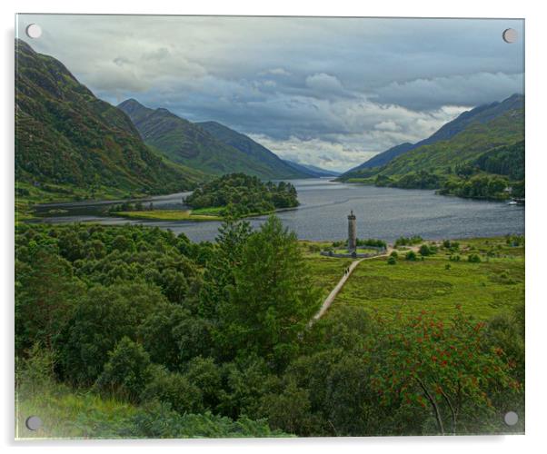 Loch Shiel Glenfinnan Acrylic by Andy Smith