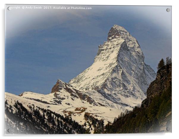 The Matterhorn           Acrylic by Andy Smith