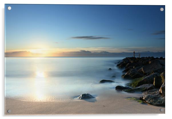 Tranquil dawn Acrylic by paul cobb