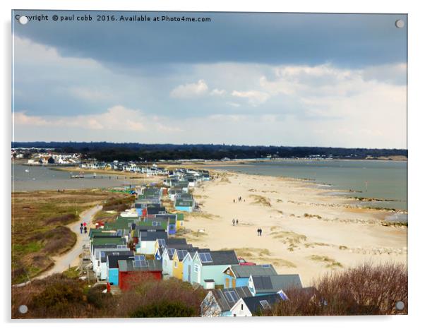 Majestic Mudeford Spit Acrylic by paul cobb