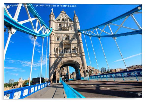 London, Tower Bridge Acrylic by Malgorzata Larys