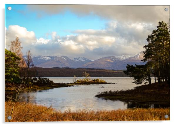 The Scottish Landscape Acrylic by Ellie Rose