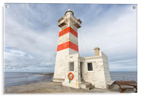 Gardur Lighthouse Acrylic by Mark Godden