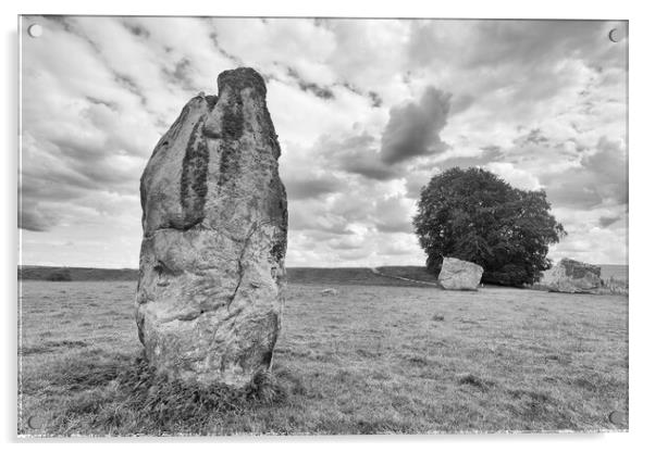 Avebury monolith Acrylic by Mark Godden
