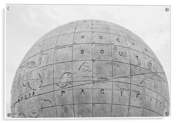 Swanage Globe Acrylic by Mark Godden