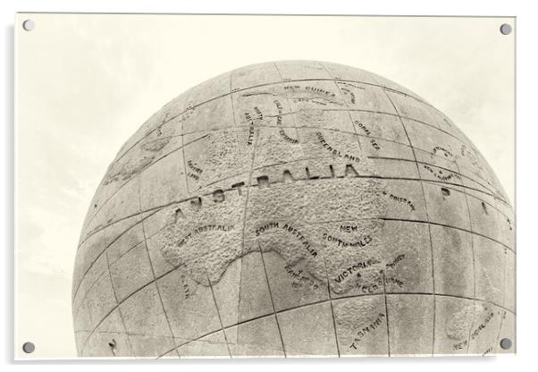 Swanage Globe Acrylic by Mark Godden