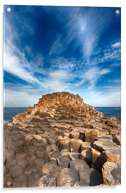  The Giant's Causeway Acrylic by Mark Godden