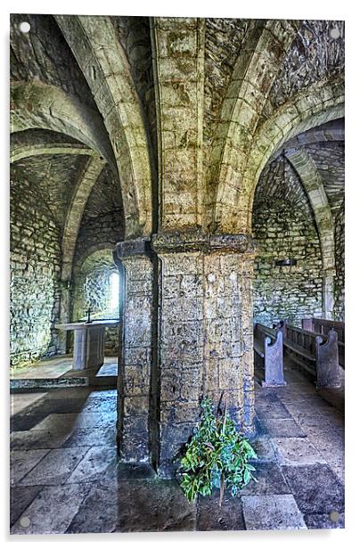  St Aldhelm's Chapel Acrylic by Mark Godden