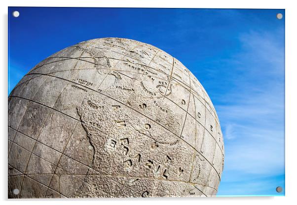 Stone Globe. Acrylic by Mark Godden