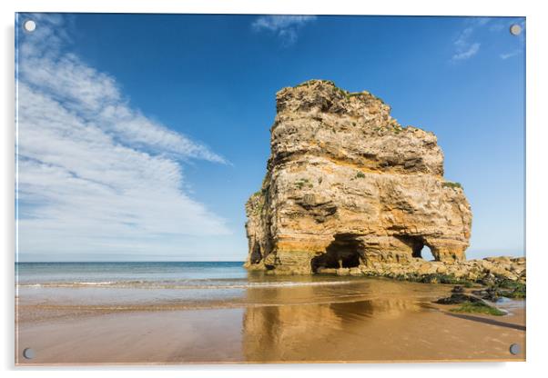 Marsden Rock. Acrylic by Mark Godden