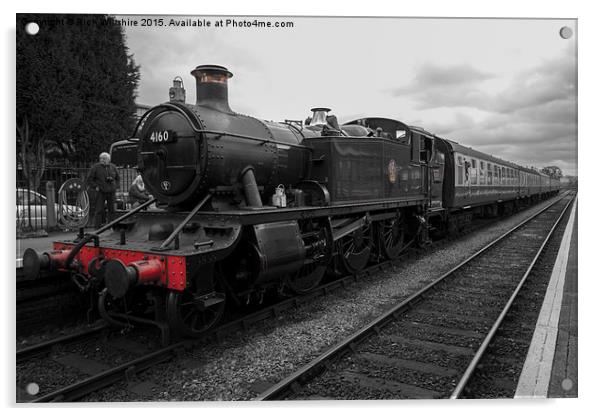  Steam Train Acrylic by Rich Wiltshire