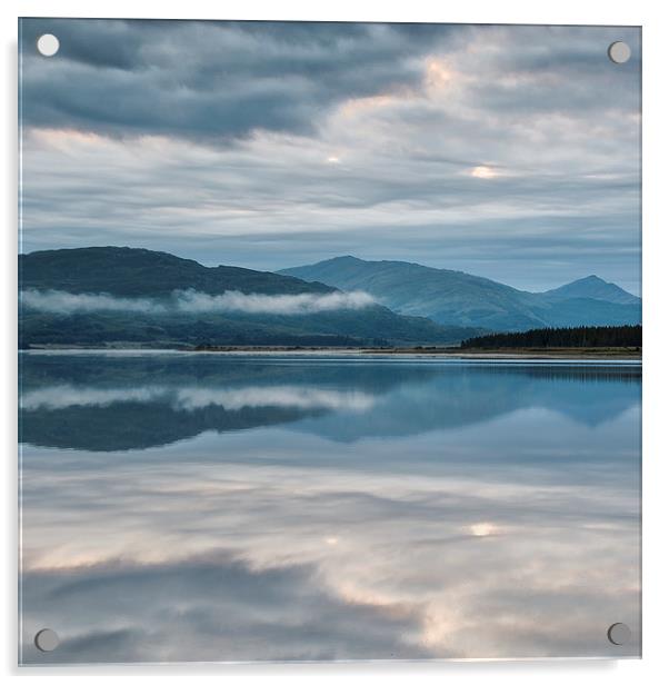  Mirrored Loch Acrylic by Ray Abrahams