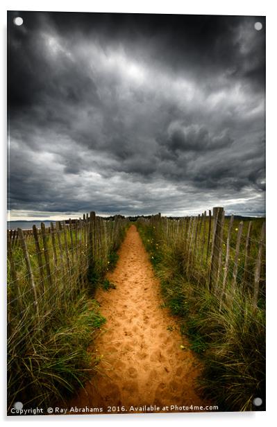 Storm Path Acrylic by Ray Abrahams
